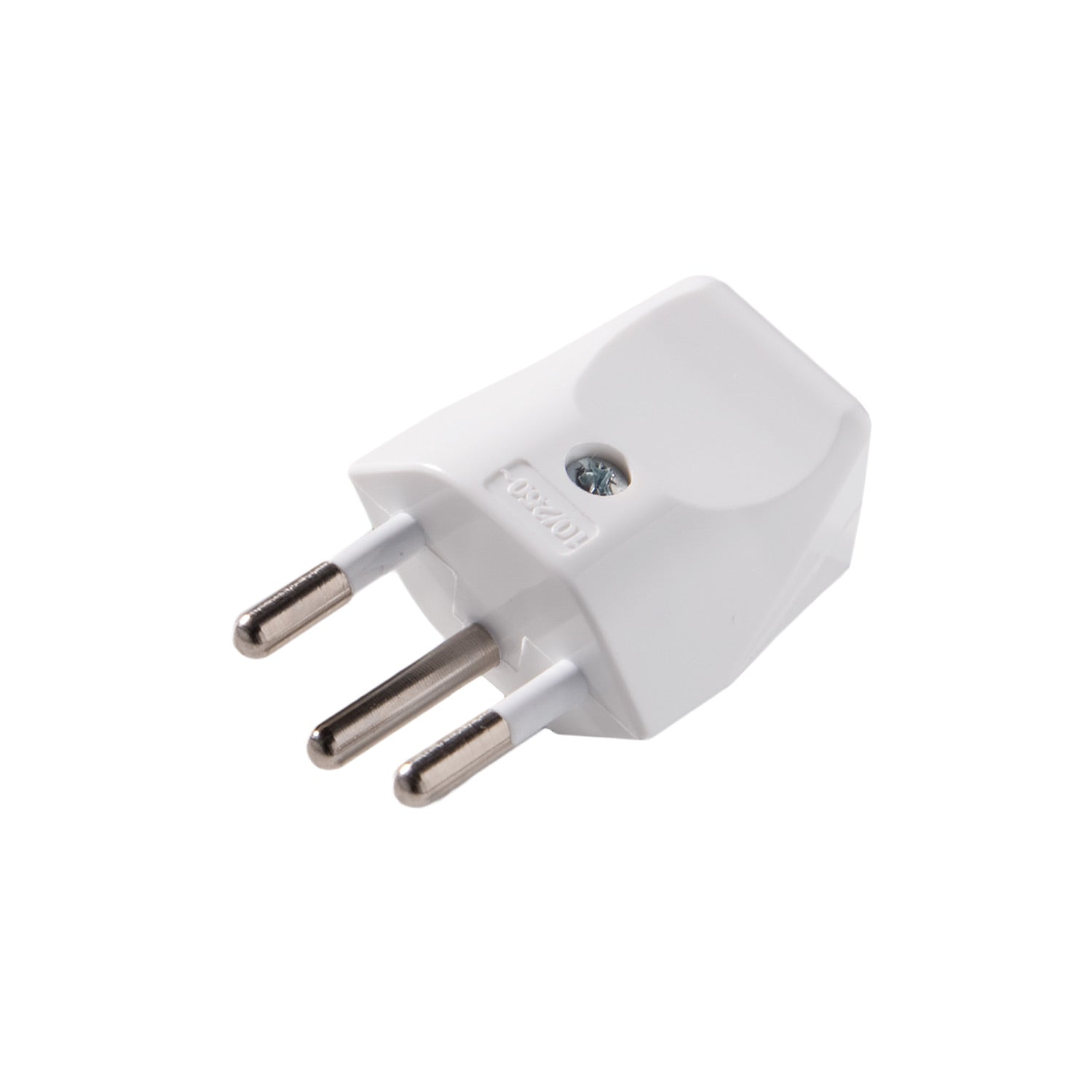 Spina svizzera 2 Poli con terra 10A - Bianco